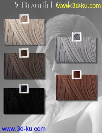 3D打印模型Angel Glam Hair for Genesis 3 and Genesis 8 Female(s)的图片