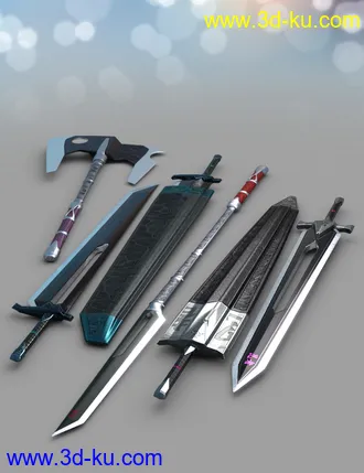 3D打印模型Anime Weapons的图片