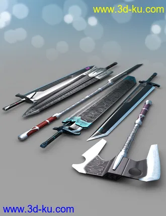 3D打印模型Anime Weapons的图片