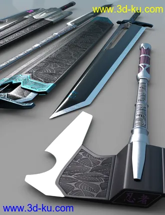 3D打印模型Anime Weapons的图片