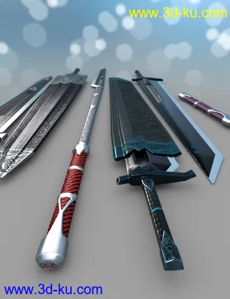 3D打印模型Anime Weapons的图片