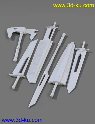 3D打印模型Anime Weapons的图片