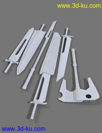 3D打印模型Anime Weapons的图片