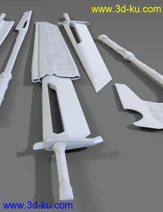 3D打印模型Anime Weapons的图片