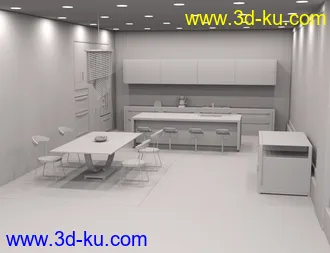 3D打印模型Apartment Kitchen的图片