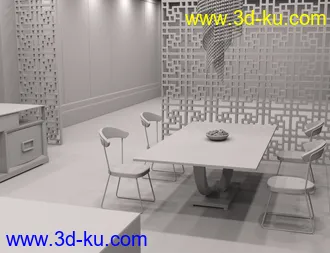 3D打印模型Apartment Kitchen的图片