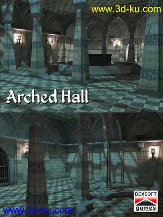 3D打印模型Arched Hall的图片