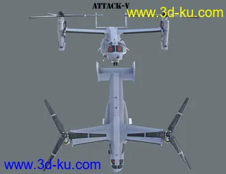 3D打印模型Attack V的图片
