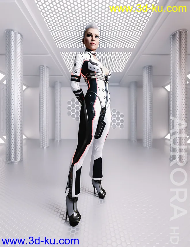 Aurora HD For Genesis 8 Female模型的图片12