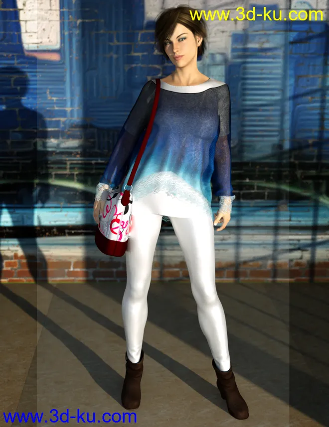 Autumnal Outfit Textures模型的图片5