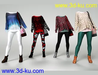 3D打印模型Autumnal Outfit Textures的图片