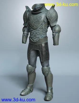 3D打印模型Battleworn Armor for Genesis 8 Male的图片