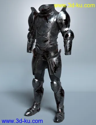 3D打印模型Battleworn Armor for Genesis 8 Male的图片