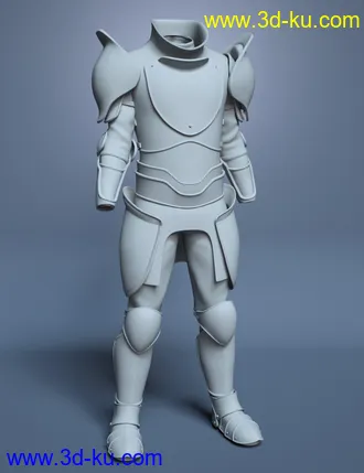 3D打印模型Battleworn Armor for Genesis 8 Male的图片