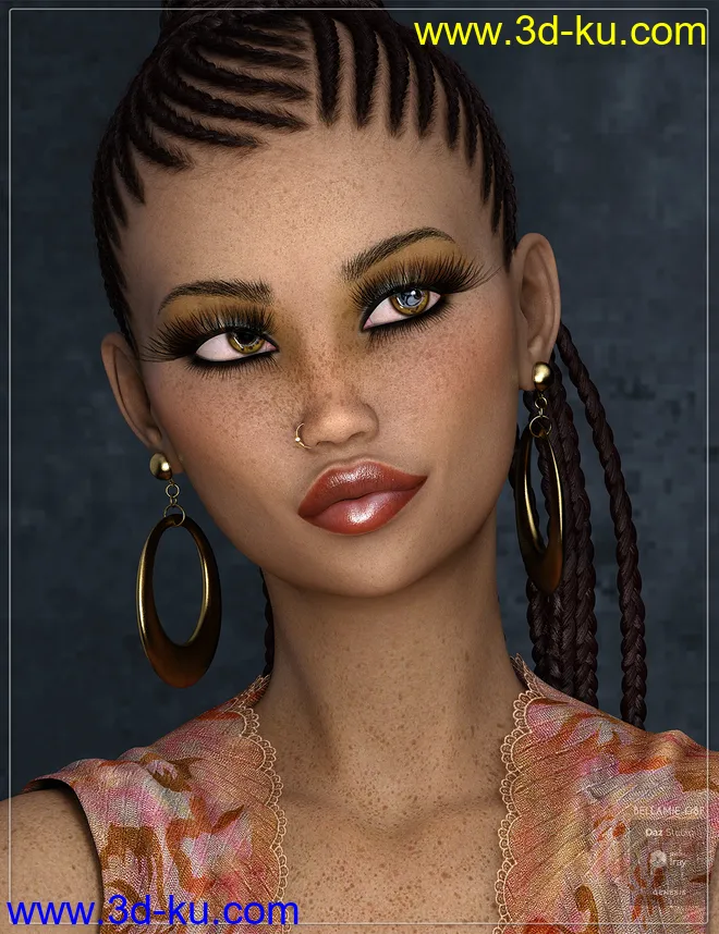 Bellamie for Genesis 8 Female模型的图片3