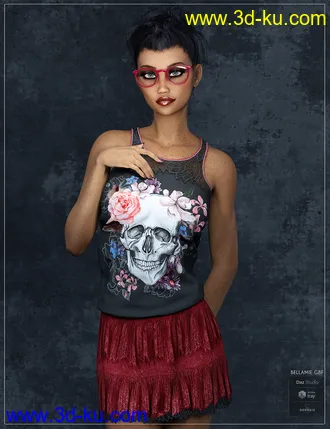 3D打印模型Bellamie for Genesis 8 Female的图片