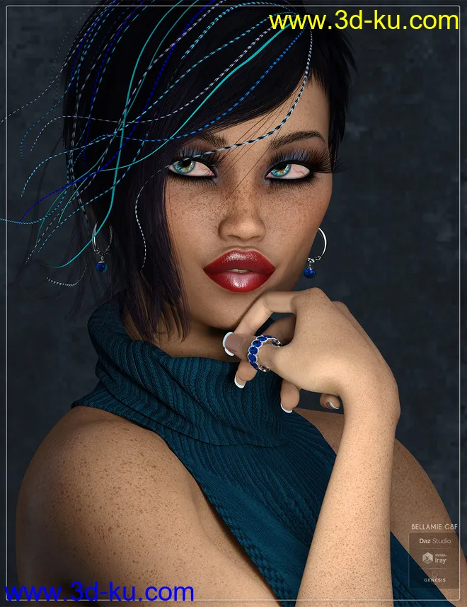 Bellamie for Genesis 8 Female模型的图片6