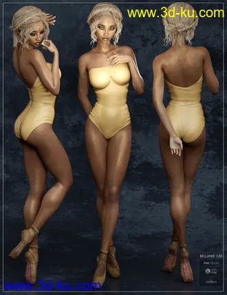 3D打印模型Bellamie for Genesis 8 Female的图片