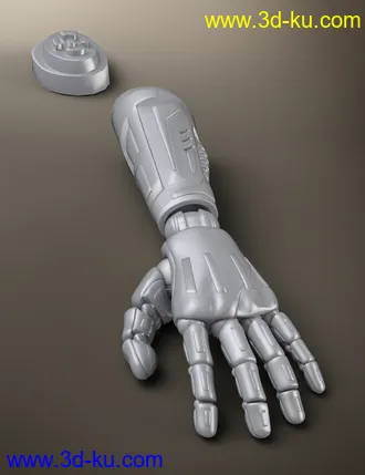 3D打印模型Bionic Forearms for Genesis 8的图片