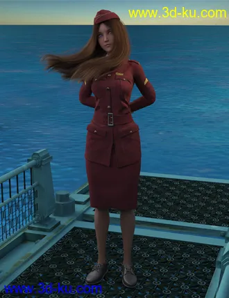 3D打印模型Blitz Girl Uniform for Genesis 8 Female(s)的图片