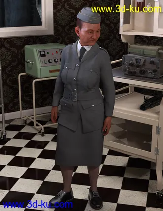 3D打印模型Blitz Girl Uniform for Genesis 8 Female(s)的图片