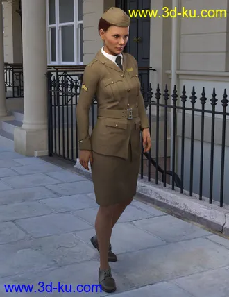 3D打印模型Blitz Girl Uniform for Genesis 8 Female(s)的图片