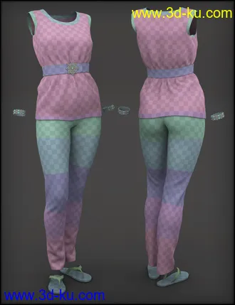 3D打印模型Blooming Outfit for Genesis 8 Female(s)的图片