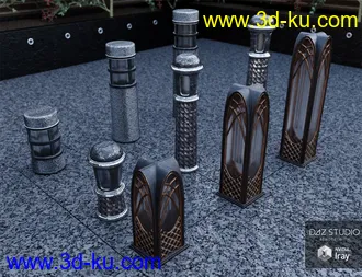 3D打印模型Bollard Garden Lighting的图片