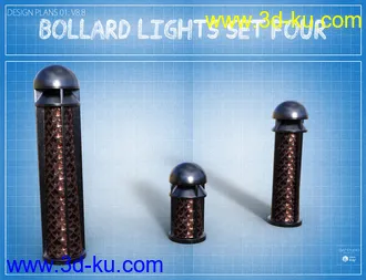 3D打印模型Bollard Garden Lighting的图片