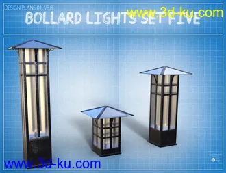 3D打印模型Bollard Garden Lighting的图片
