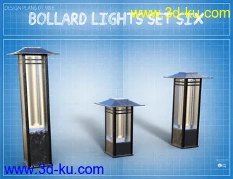 3D打印模型Bollard Garden Lighting的图片