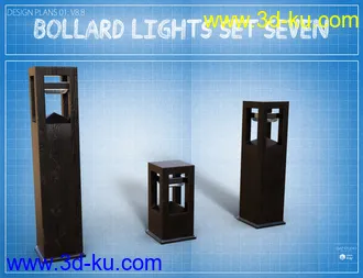 3D打印模型Bollard Garden Lighting的图片