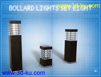 3D打印模型Bollard Garden Lighting的图片