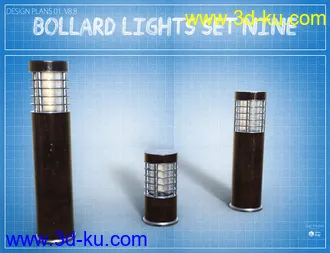 3D打印模型Bollard Garden Lighting的图片