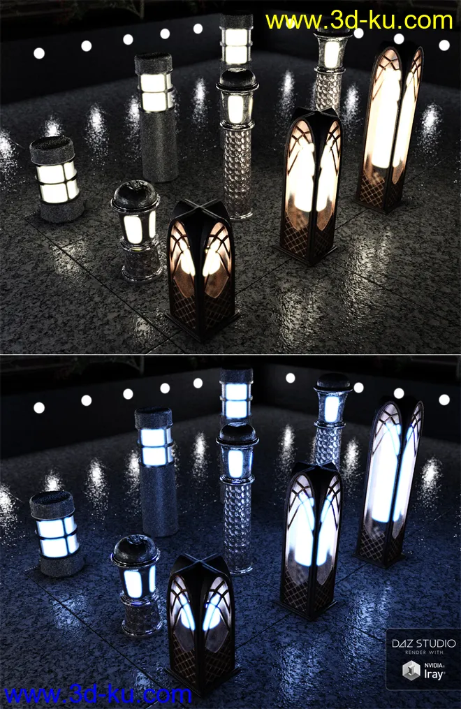 Bollard Garden Lighting模型的图片13