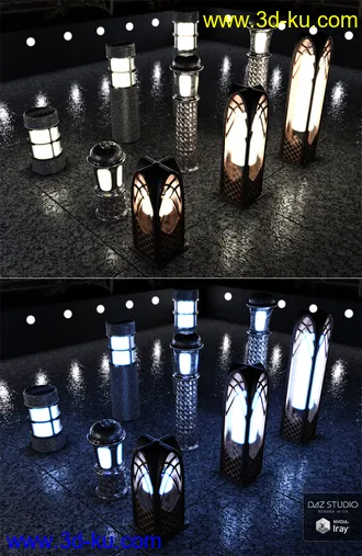 3D打印模型Bollard Garden Lighting的图片