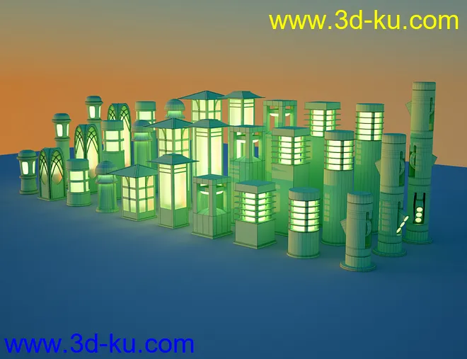 Bollard Garden Lighting模型的图片14