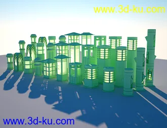 3D打印模型Bollard Garden Lighting的图片