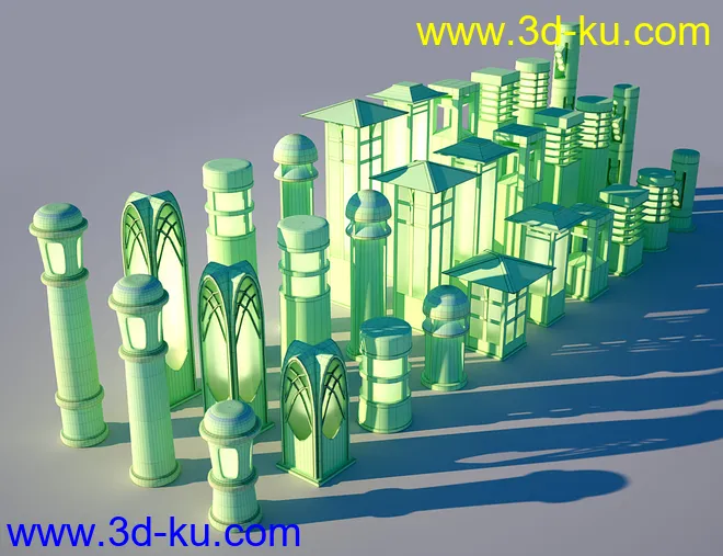 Bollard Garden Lighting模型的图片16