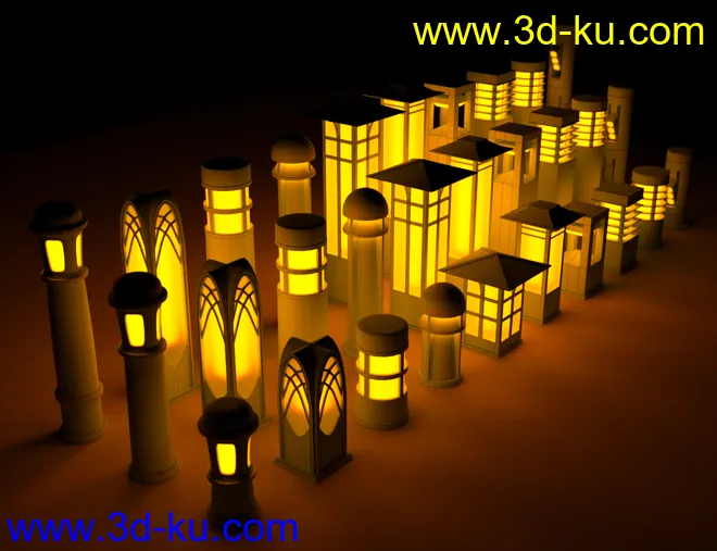 Bollard Garden Lighting模型的图片17