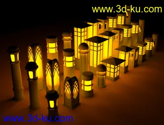 3D打印模型Bollard Garden Lighting的图片