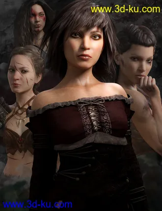 3D打印模型Bramble HD for Genesis 3 & 8 Female的图片