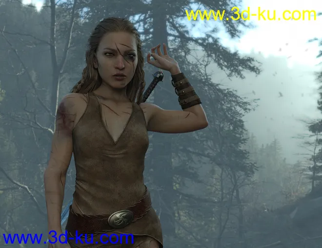 Bramble HD for Genesis 3 & 8 Female模型的图片2