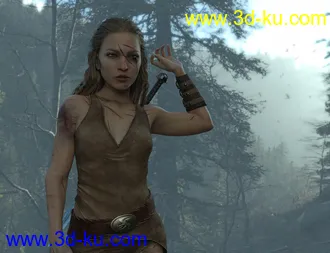 3D打印模型Bramble HD for Genesis 3 & 8 Female的图片