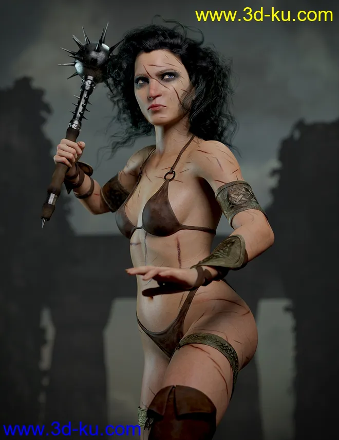 Bramble HD for Genesis 3 & 8 Female模型的图片7
