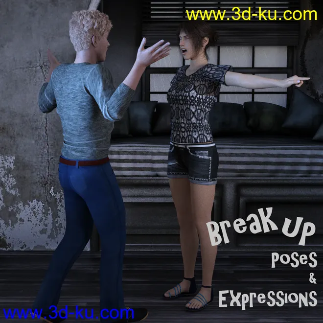 Breakup Poses & Expressions模型的图片1