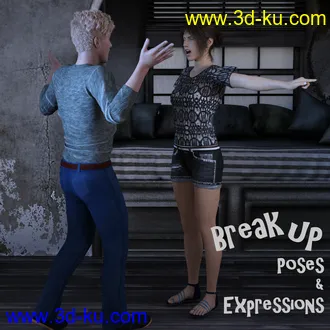 3D打印模型Breakup Poses & Expressions的图片