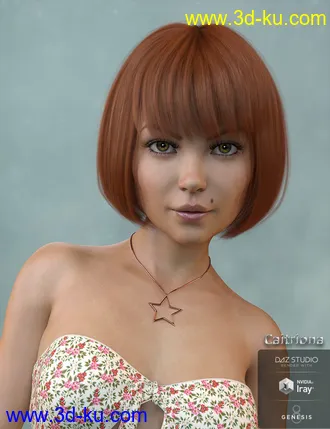 3D打印模型Caitriona for Genesis 8 Female的图片