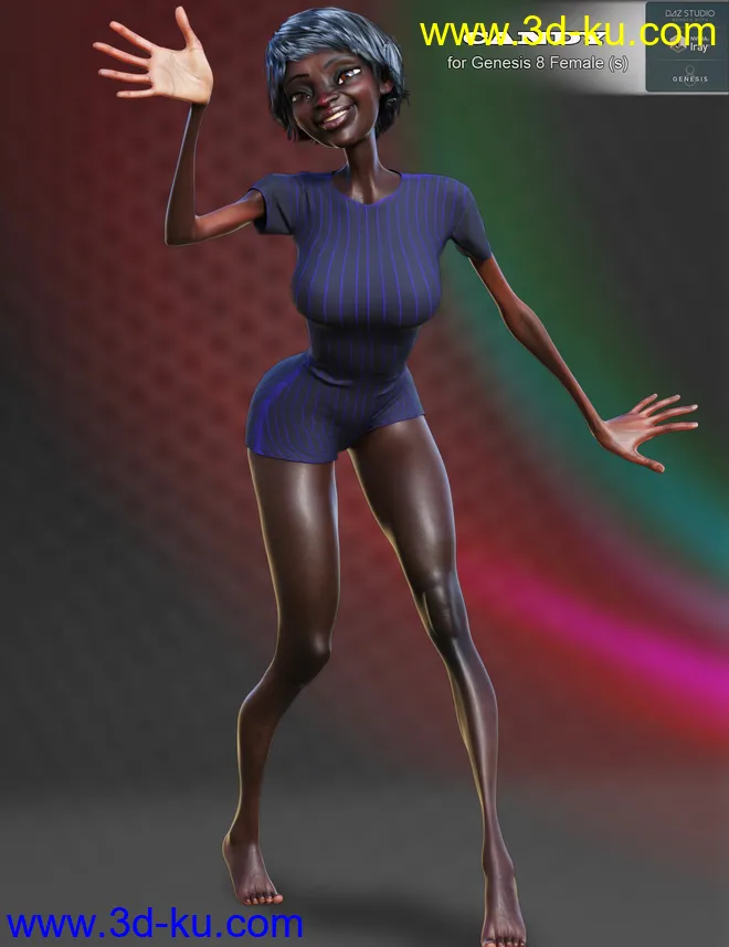 Candy for Genesis 8 Female模型的图片3