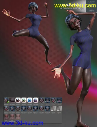3D打印模型Candy for Genesis 8 Female的图片